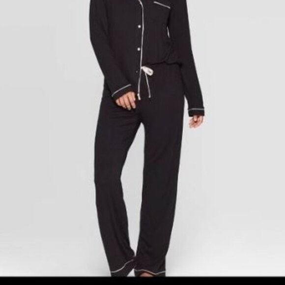 Gillian and O’Malley Women’s Target Black pajama pants size med - Picture 1 of 7